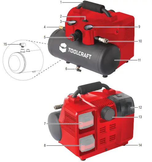 TOOLCRAFT-2471599-Cordless-Air-Compressor-FIG-4