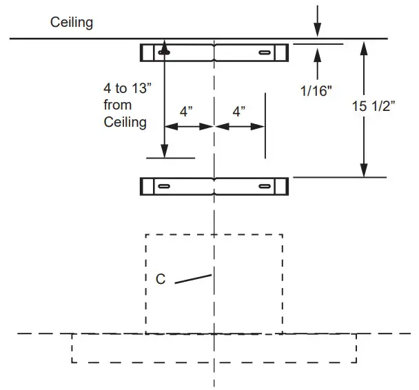 GE CVW7301 Glass Wall Chimney Vent Hoods - Figure 10