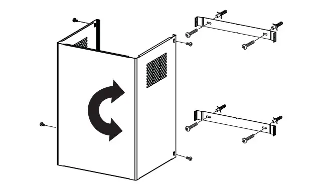 GE CVW7301 Glass Wall Chimney Vent Hoods - Figure 19