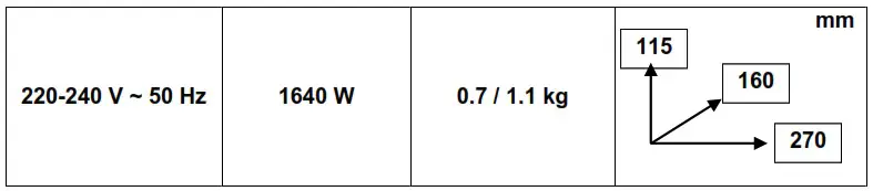 SCARLETT SC-GS135S14 Handle Garment Steamer - Product Overview 1