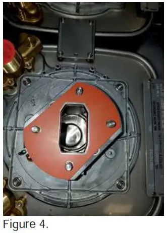 PENTAIR 476000 Eti 400 Pool High Efficiency Heater Combustion Blower Replacement Kit - Replacing Combustion Blower 4