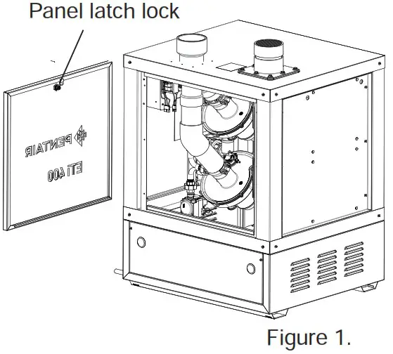 PENTAIR 476000 Eti 400 Pool High Efficiency Heater Combustion Blower Replacement Kit - Replacing Combustion Blower