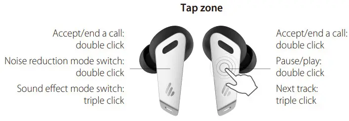 Edifier TWS NB2 Pro -Functional operatio