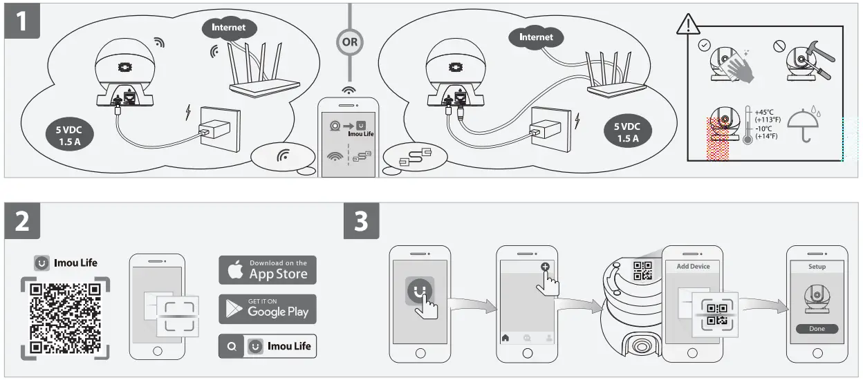 IMOU 2MP H.265 Wi-Fi Pan and Tilt Camera-FIG3