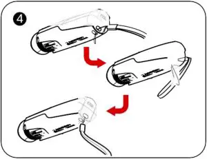 Attaching the lanyard