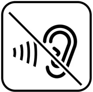 Do not Hold close to Human ear