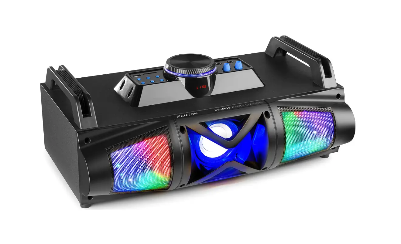 Fenton Mdj160 Party Station 2.1 With Spectacular Led Light Instruction Manual