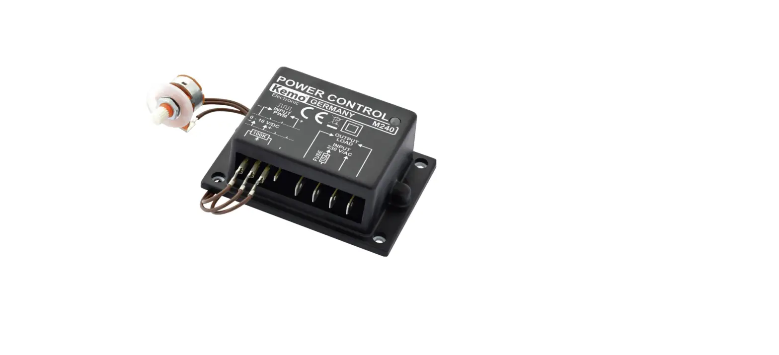 Kemo M204 Power Regulator Component Instruction Manual