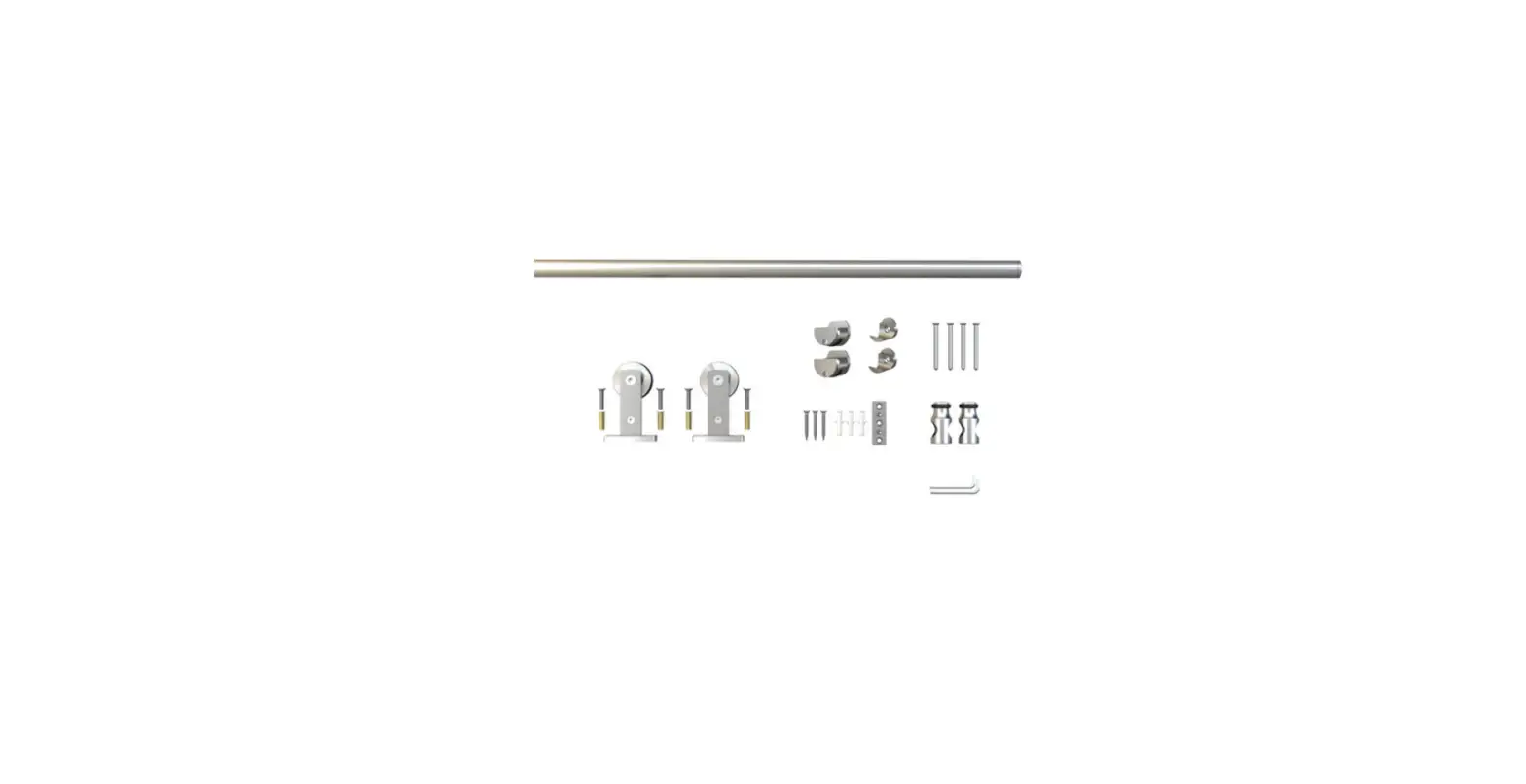 Barn Door Hardware Sdh-sw03-ss-kd Townhouse Knock-down Hardware Kit For Sliding Single Wood Door Installation Guide Barn Door Hardware Sdh-sw03-ss-kd Townhouse Knock-down Hardware Kit For Sliding Single Wood Door Installation Guide