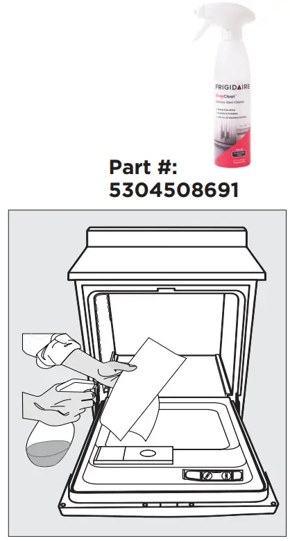 FRIGIDAIRE GDPP4517A 24 Inch Gallery Series Built In Dishwasher - Figure 2