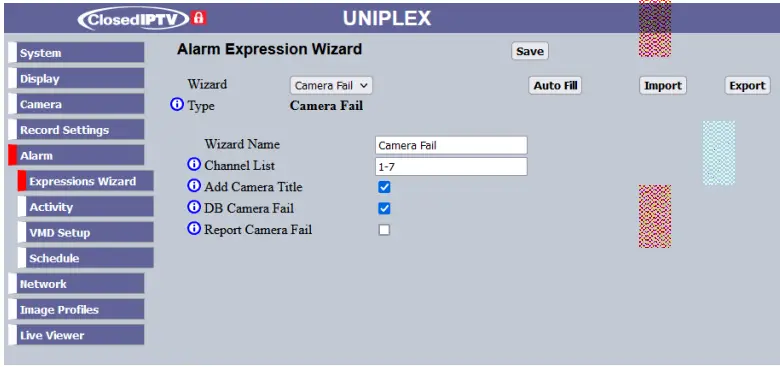 NetVu Uniplex Server NVR-fig13