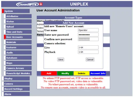 NetVu Uniplex Server NVR-fig3