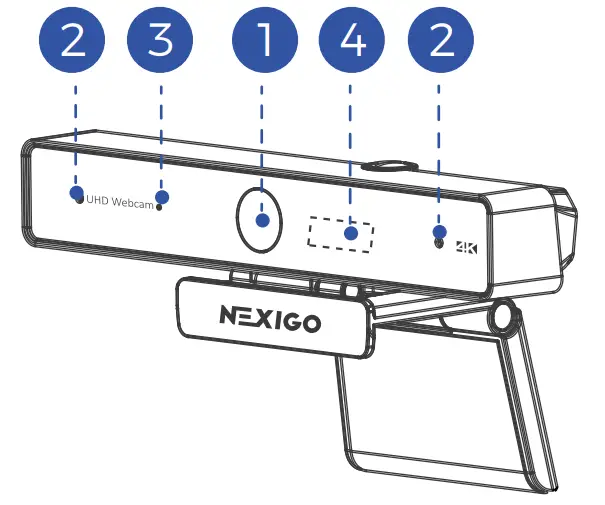 NEXIGO N950P Pro Web Camera - fig 2