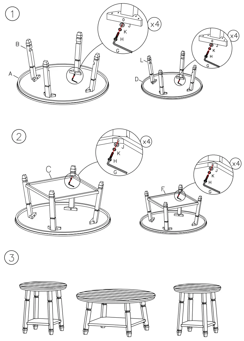ASHLEY T377 13 Bolanbrook Table-fig1