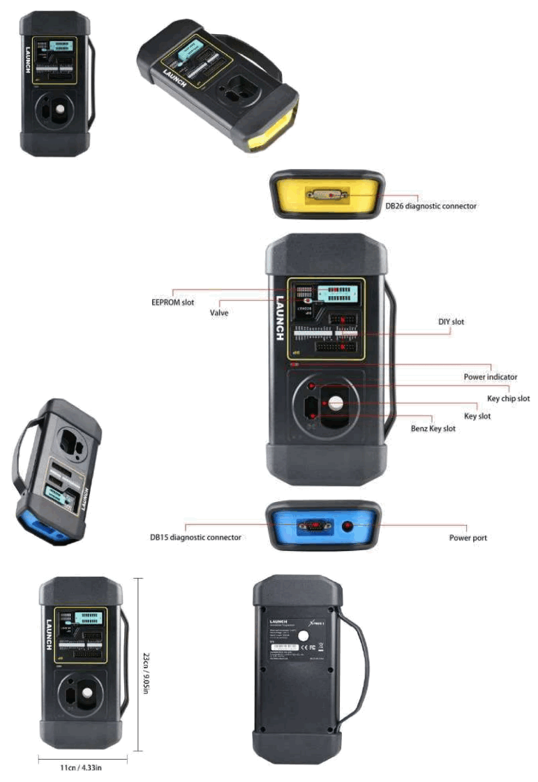 LAUNCH GIII X Prog 3 Advanced Immobilizer & Key Programmer