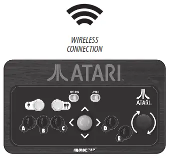 ARCADE1up ATR-E-20650 Atari Couchcade Wireless Retro Game Station - 7