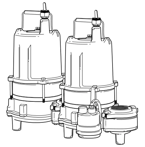 PENTAIR Hydromatic-SPD50H-Submersible-Effluent-Pumps-FIG-3