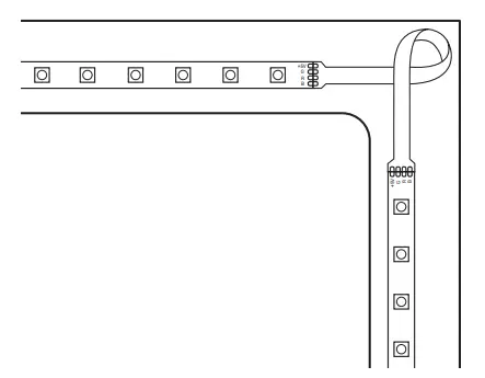 T Capetronix JJ-TV-RGB-5V-2M 5V USB LED -FIG45