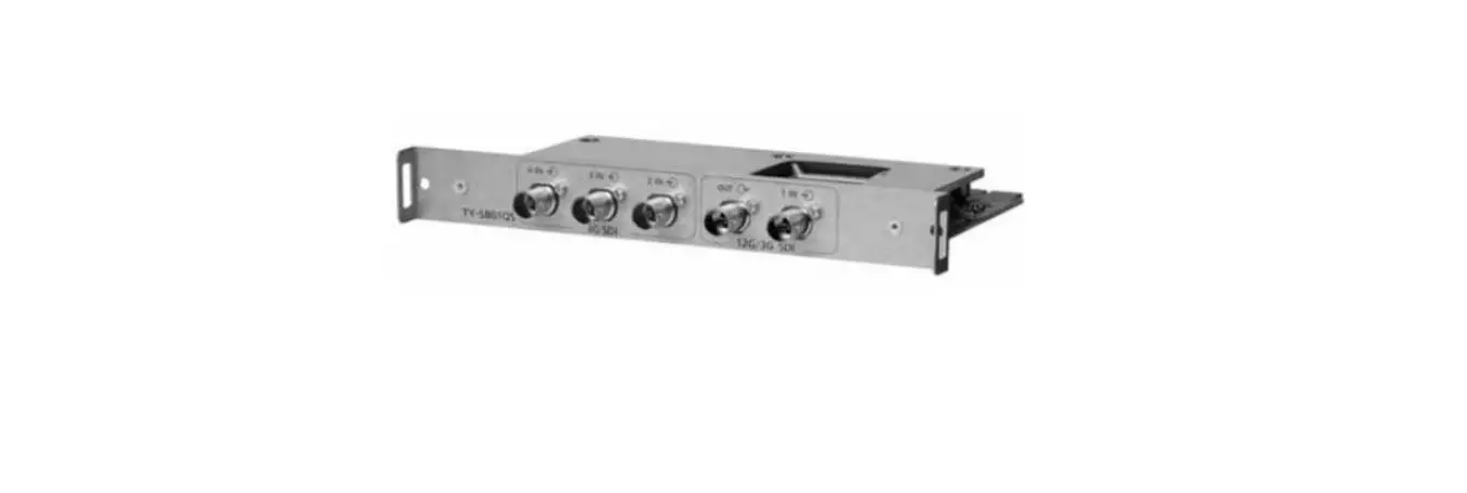 Panasonic Ty-sb01ss 3g-sdi Sdm Terminal Board Instruction Manual