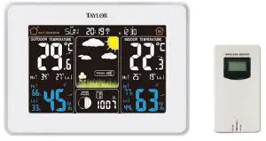 Taylor WeatherGuide Deluxe Weather Forecaster with Barometer