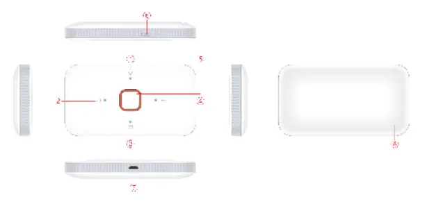 NINGBO LF300 4G Mifi Wireless Router - Fig 1