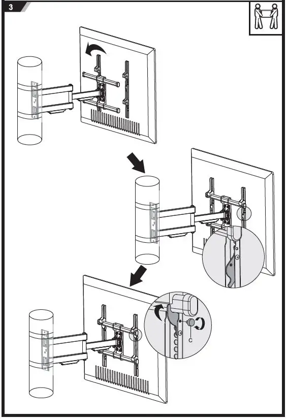 CONDOMOUNTS-CLMTVA1044-Full-Motion-Column-TV-Mount-5