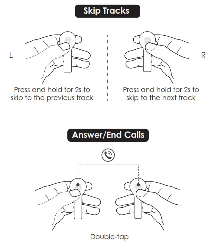 Aukey TWS EP-T21 - Skip Tracks
