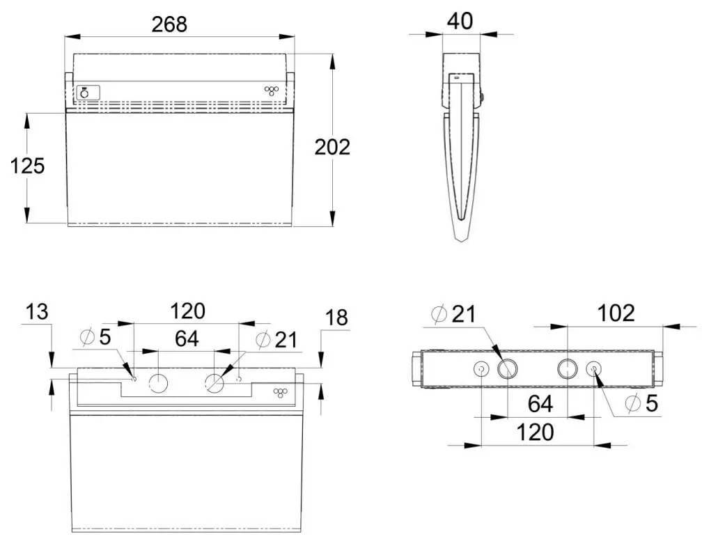 TEKNOWARE TWT TWS90 ESC 90 Emergency Exit Light - MUST BE IN OFF POSITION 4