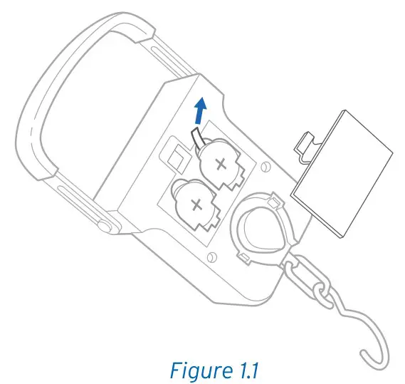 ETEKCITY EHS-18 Digital Hanging Scale - Figure 1.1