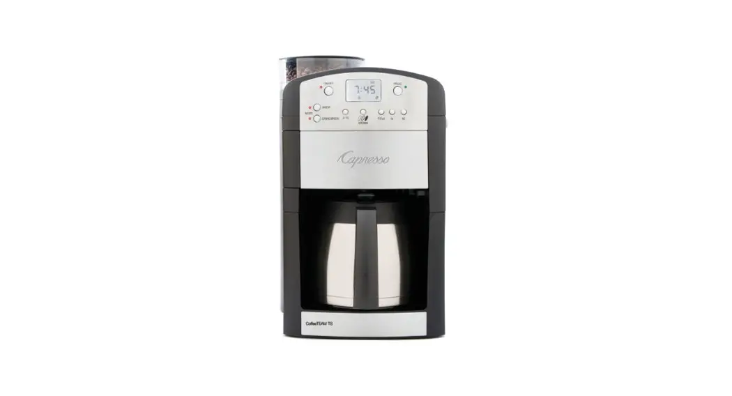 Capresso Coffeeteam Ts Instruction Manual