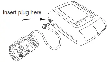 Homedics LDRBPA-060 Deluxe Automatic Blood Pressure Monitor - Insert plug here