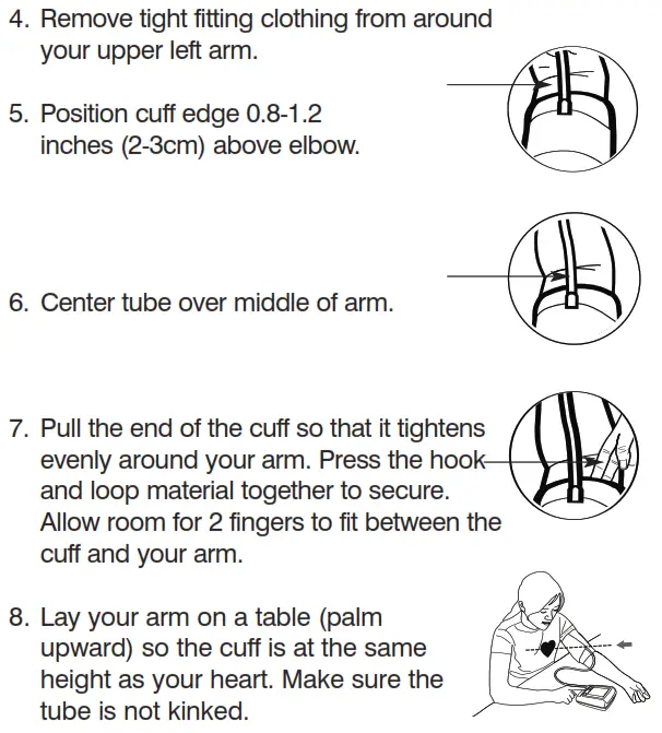 Homedics LDRBPA-060 Deluxe Automatic Blood Pressure Monitor - Remove tight fitting