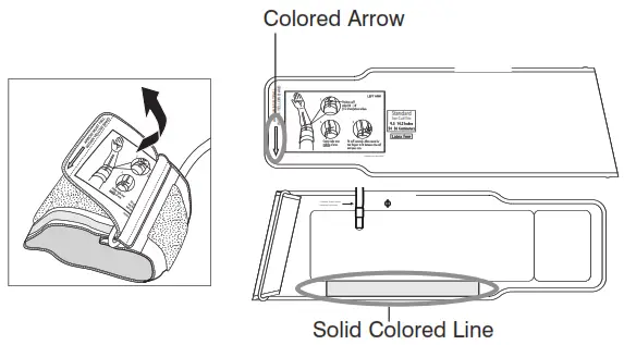 Homedics LDRBPA-060 Deluxe Automatic Blood Pressure Monitor - USING THE ARM CUFF