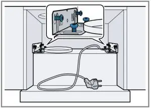 FIG 21 Installing the appliance
