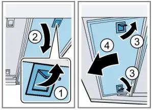FIG 7 Removing the grease filter