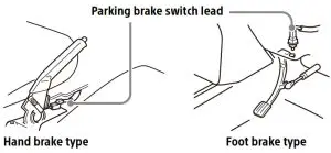SONY AV RECEIVER XAV-AX560--- HParking brake switch lead