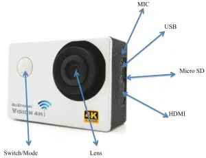 GOXTREME 2340386 Easypix Vision 4K Action--Camera