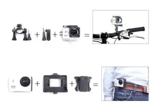 GOXTREME 2340386 Easypix Vision 4K Action--How to mountf