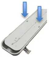 DAVIS LIGHTING WPL LED Series WYPLASH WPL LED Lighting System- screws