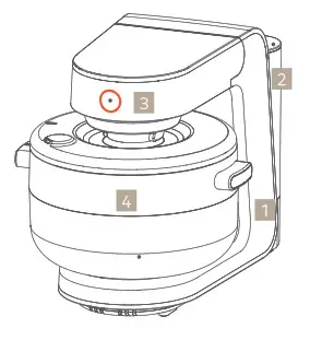 CHEFWAVE CW SM04 4 Quart Multicooker with Steam- Water Tank