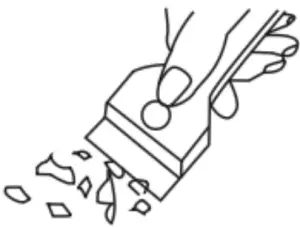 Inserting and fixing the hob