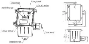 HYTRONIK HMW31 High Bay Microwave Motion Sensor