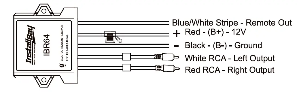 InstallBay IBR64 Bluetooth Audio Receiver fig-1