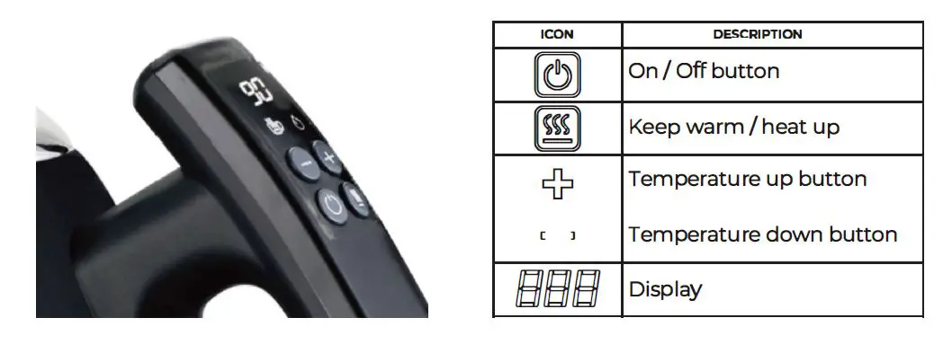 aiwa AA-K21S Electric Kettle fig2