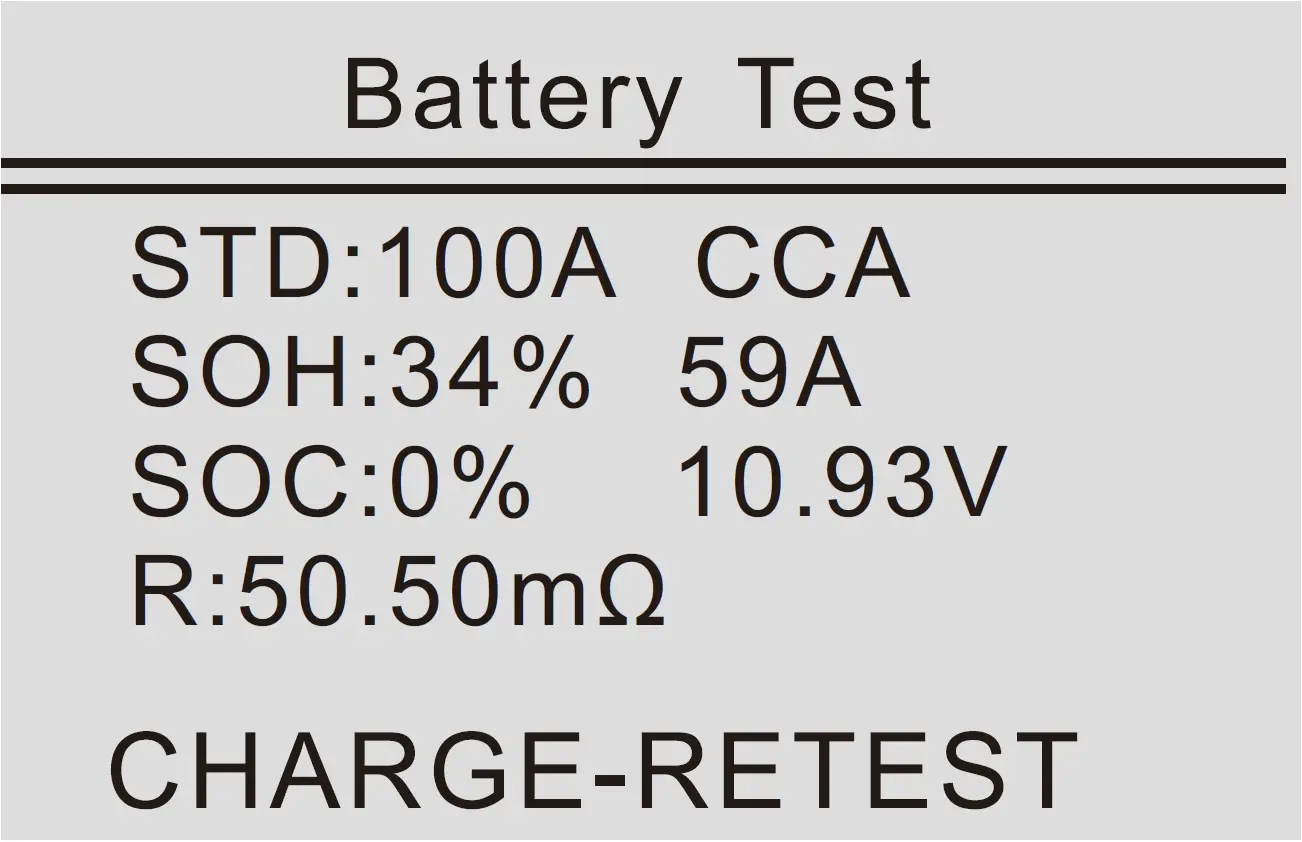 Charge Retest
