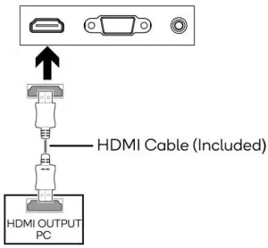 kogan KAMN32F7CSA 32 Full HD Curved Freesync Gaming Monitor - HDMI