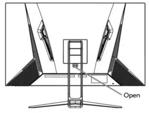 kogan KAMN32F7CSA 32 Full HD Curved Freesync Gaming Monitor - arm block