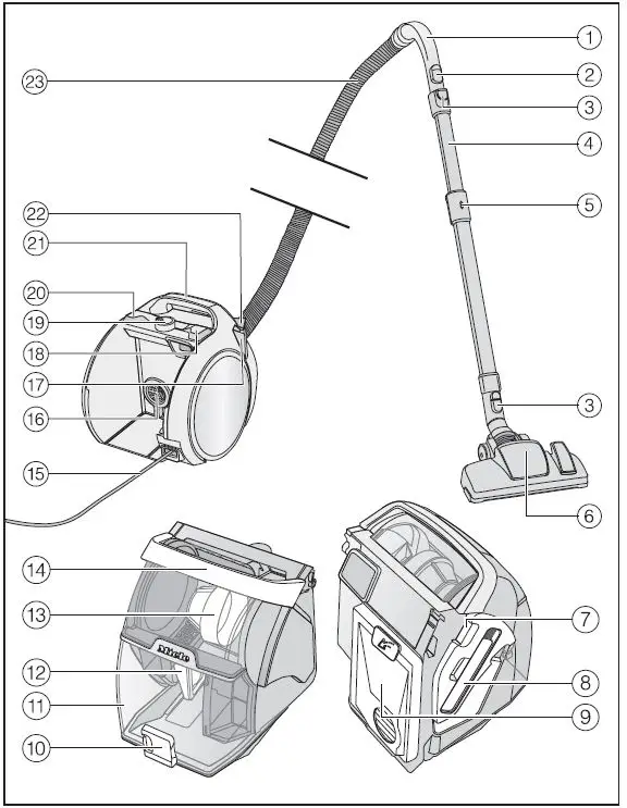 Miele HS20 Vacuum Cleaner FIG-1