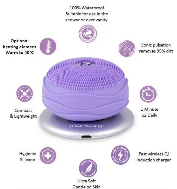 manicare 23117 Thermal Sonic Cleanser 3