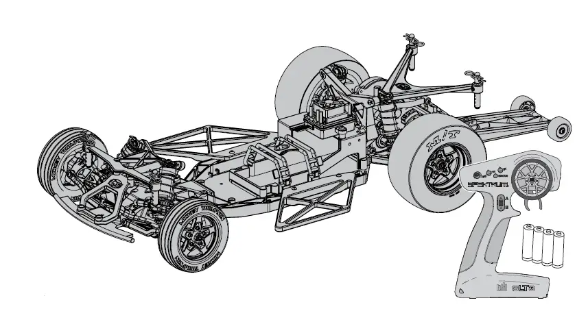 Losi 22S No Prep Drag Car 1-10 2WD Brushless RTR fig 1